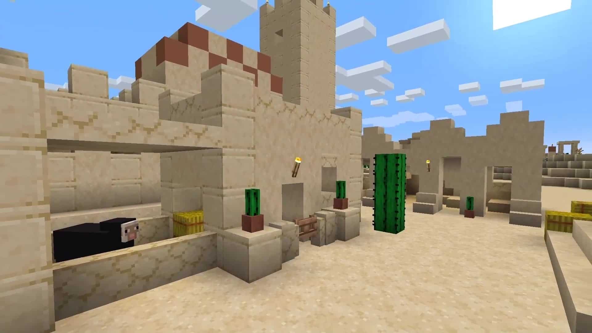 1.14 Desert Village Recreation Minecraft Map