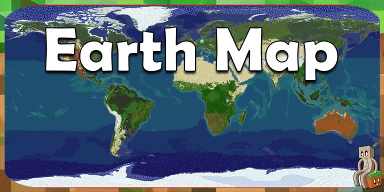 Minecraft's earth map