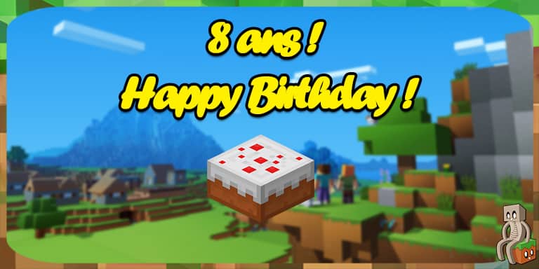 Minecraft-France fête ses 8 ans ! - Minecraft-France