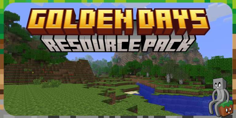 Golden Days - Resource Pack Minecraft