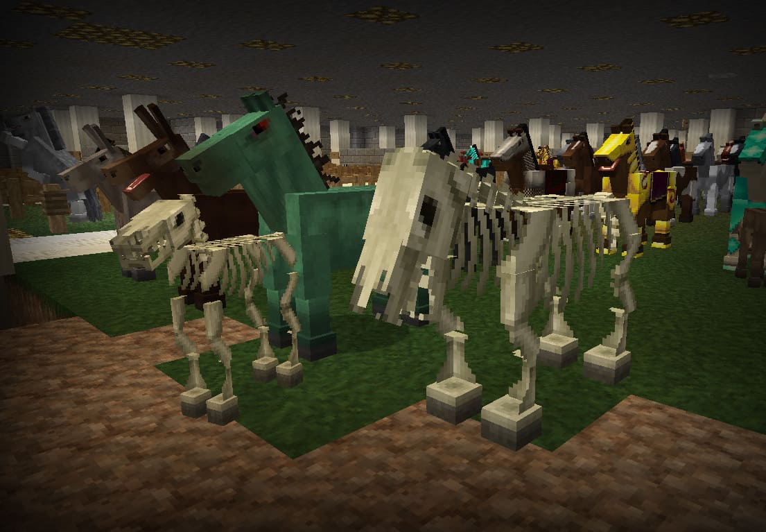 Resource pack Lithos : des chevaux squelettes