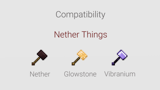 Marteaux compatible avec le mod Nether Things