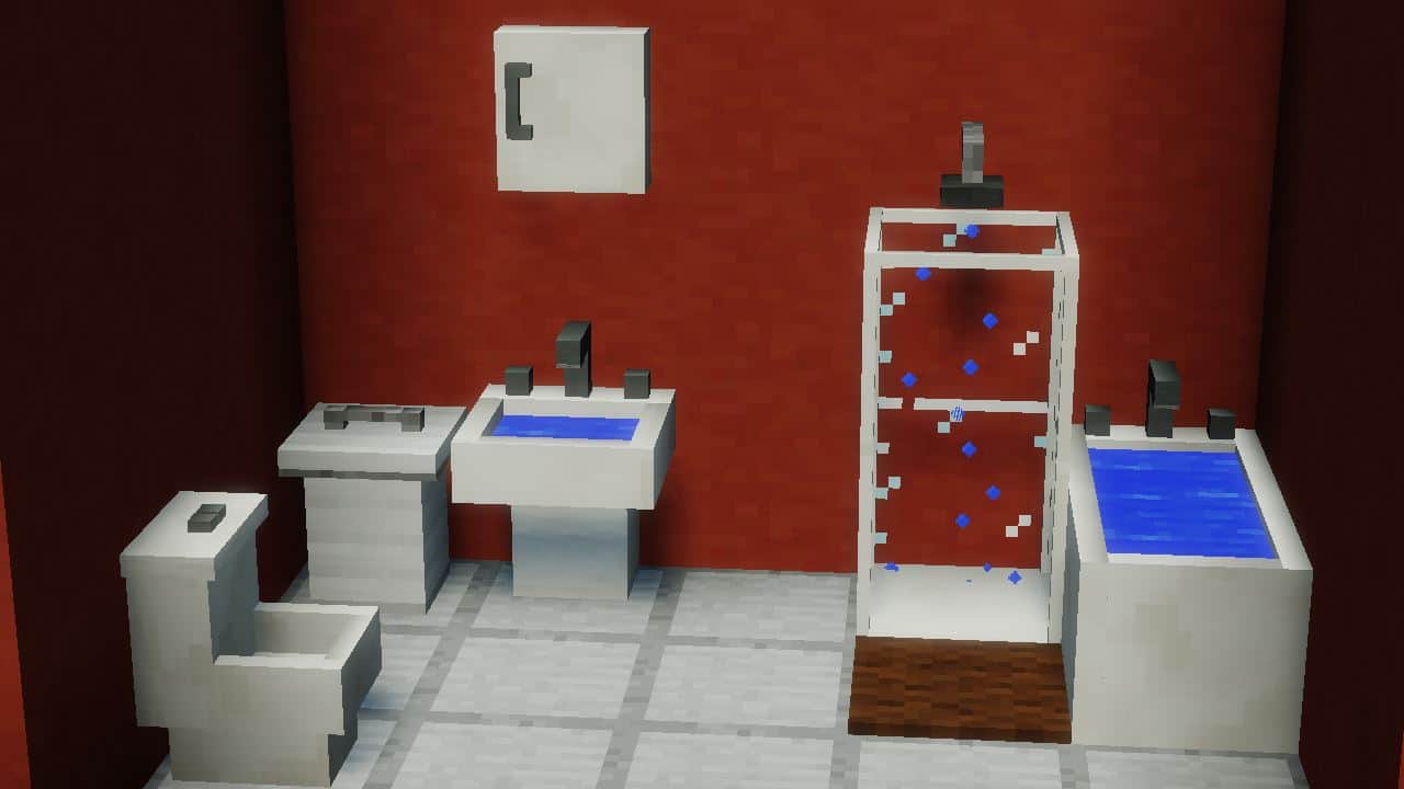 MrCrayfish's Furniture Mod : Une salle de bain fonctionnelle