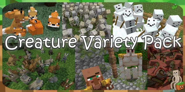 Resource Pack : Creature Variety Pack