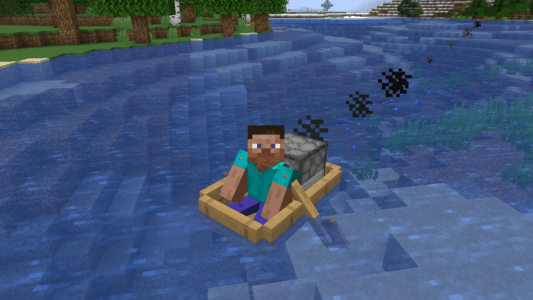 Extra Boats : Bateau Minecraft avec un four