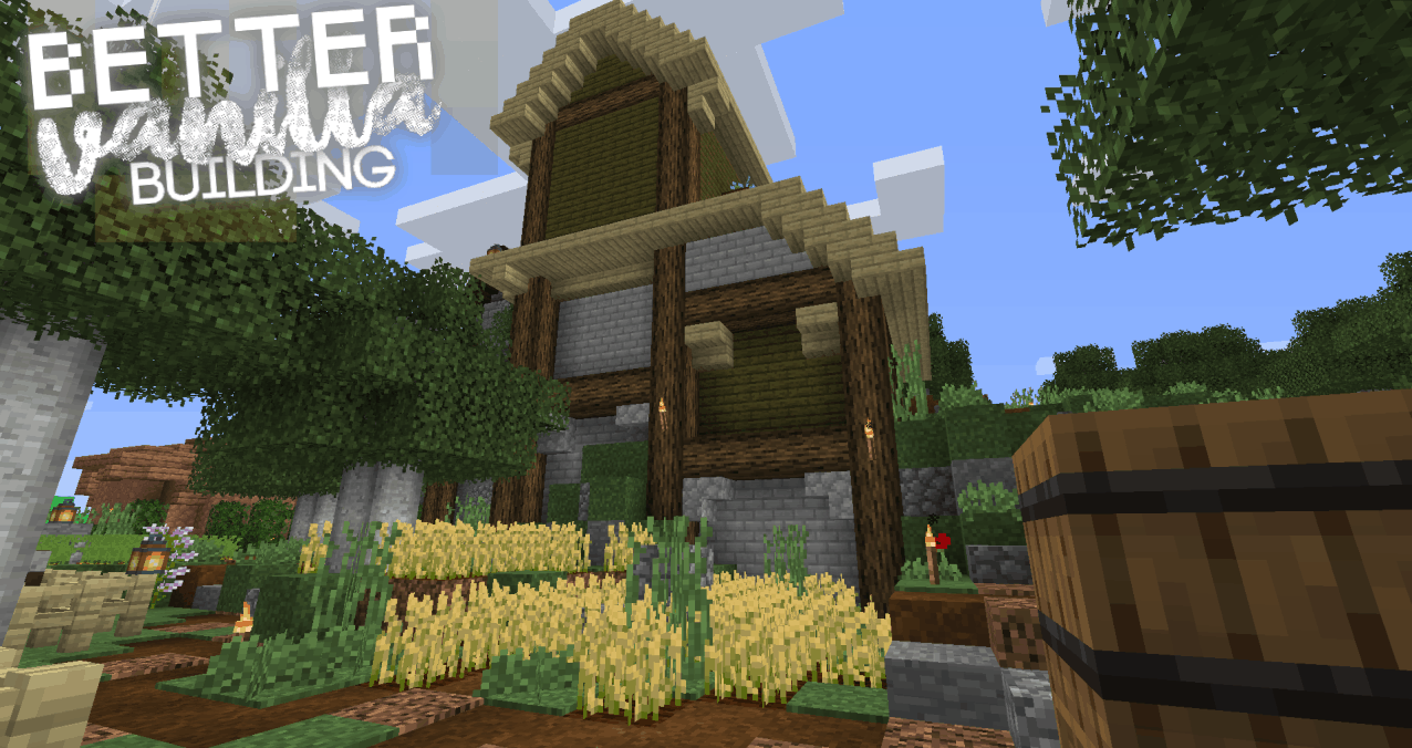 BetterVanillaBuilding : Une maison dans Minecraft