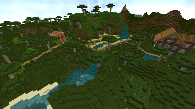 Un village dans une forêt - Karmorakcraft