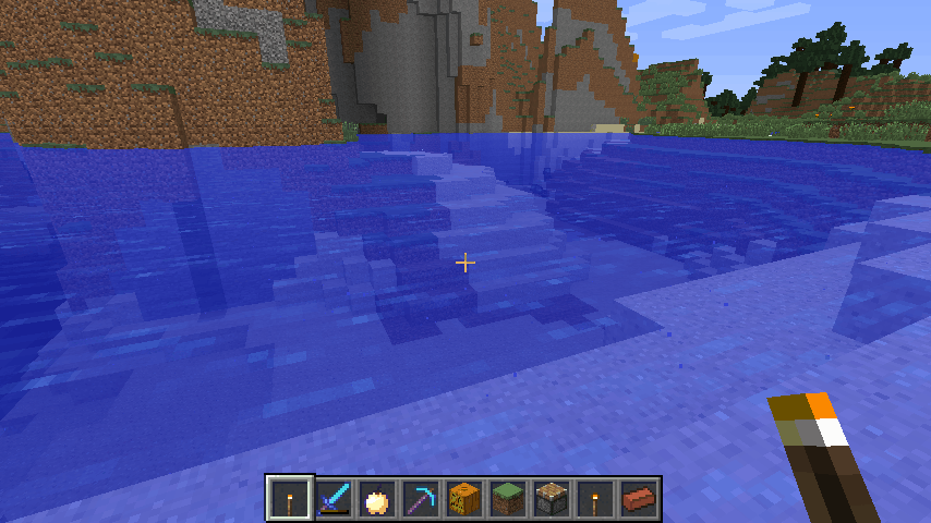 Amélioration de l'eau avec Optifine