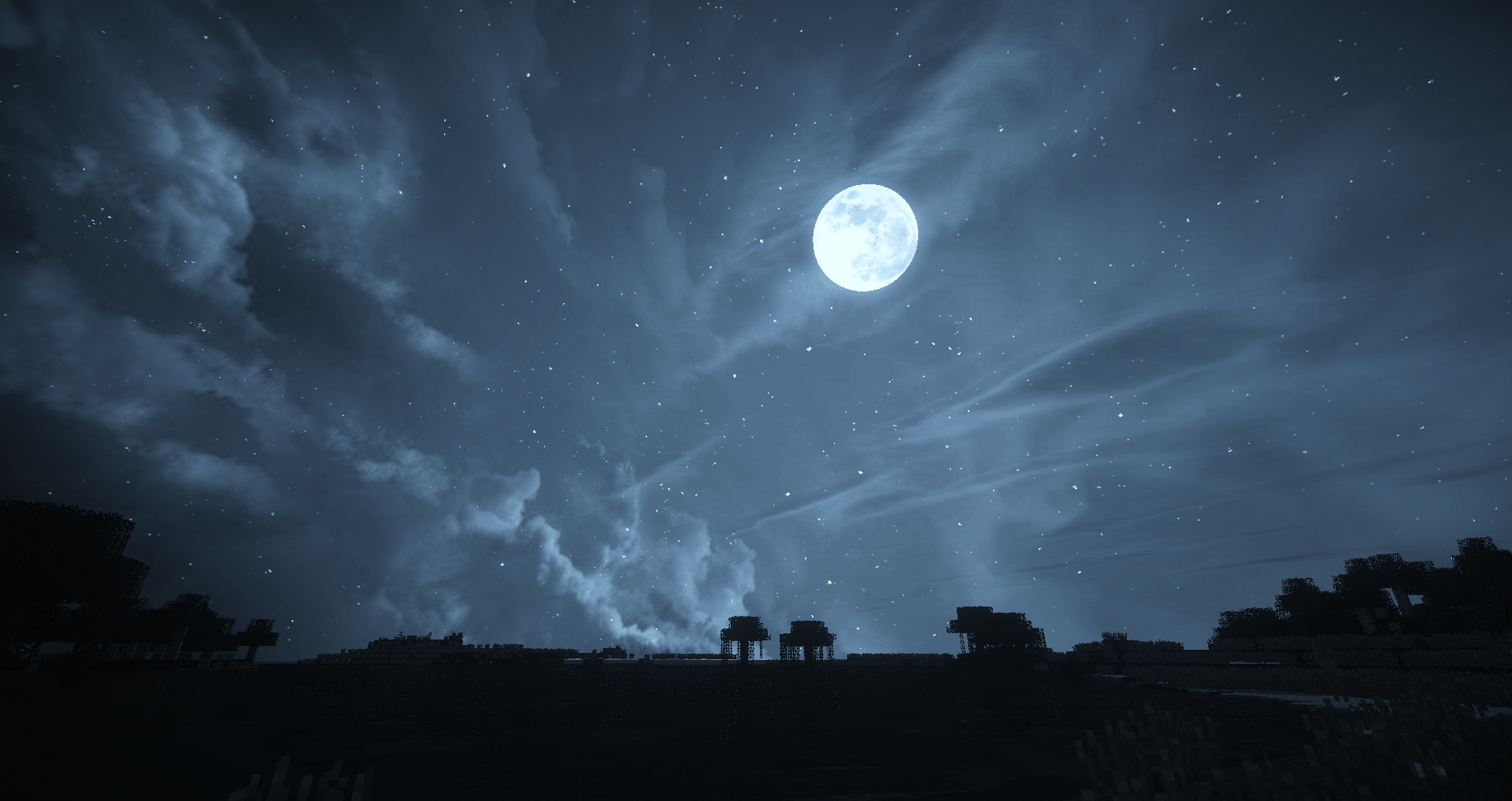 Minecraft beautiful night sky texture pack - retxs