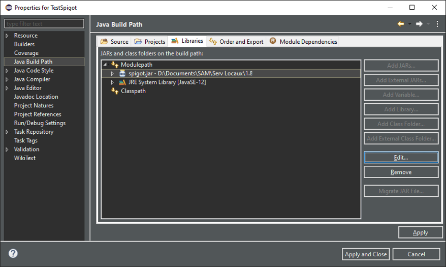 [Tutoriel] Créer un plugin Minecraft Spigot sous Java