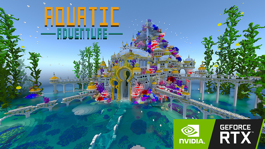 Map Aquatic Adventure avec le Ray Tracing