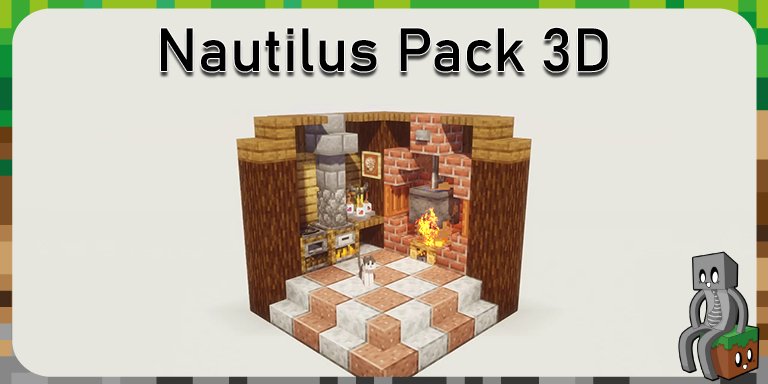 Resource Pack : Nautilus Pack 3D [1.8 - 1.18] - Minecraft-France