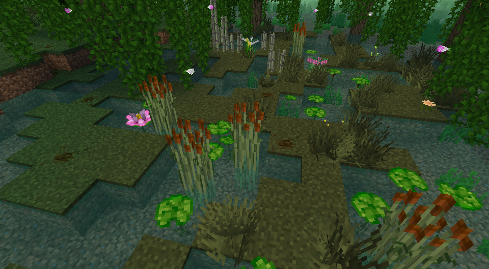 Plantes du resource pack ShengLing en 3D