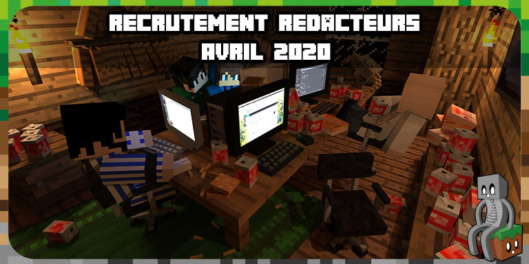 Recrutement session 2020 - Minecraft-France