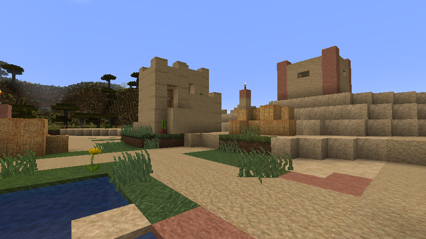 Comment installer un resource pack : Un resource pack installé sur Minecraft