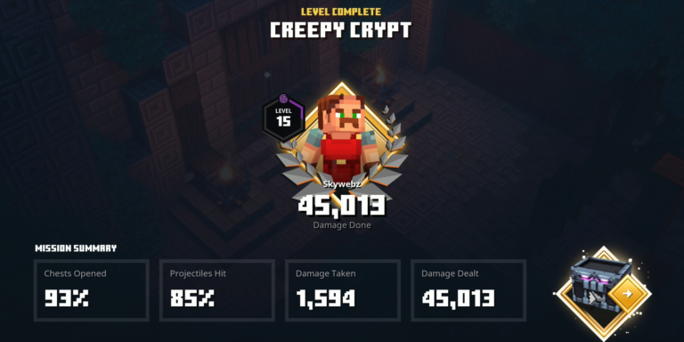 Chaque écran de fin de niveau vous indiquera votre pourcentage de complétion.