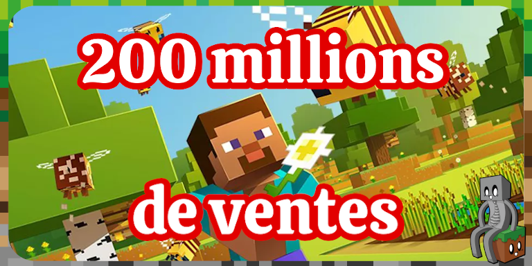 Minecraft dépasse les 200 millions de ventes