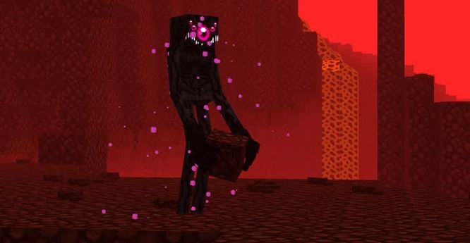 Resource Pack Overgrowth : Enderman dans le Nether