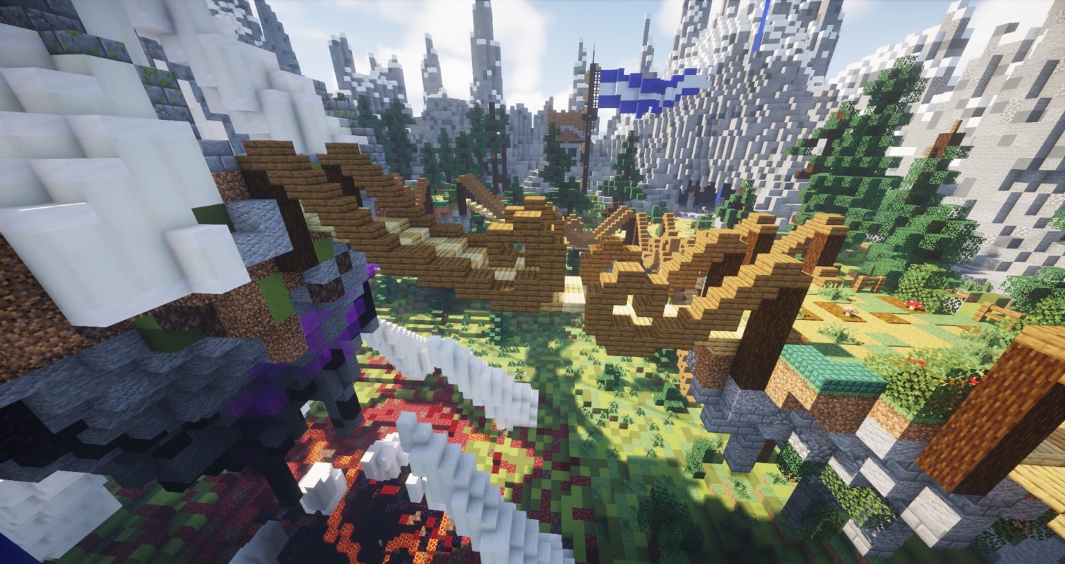 Map : Wool Conquest 🧶 [1.15.2] - Minecraft-France