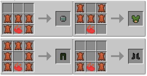 Craft de la Classic Armor : du cuir et de l'Argent Energy