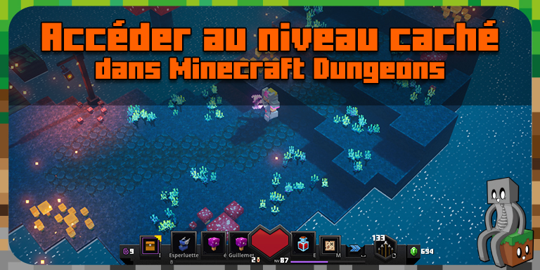 Accéder au niveau caché dans Minecraft Dungeons