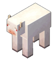 Vache Albinos dans Minecraft Earth