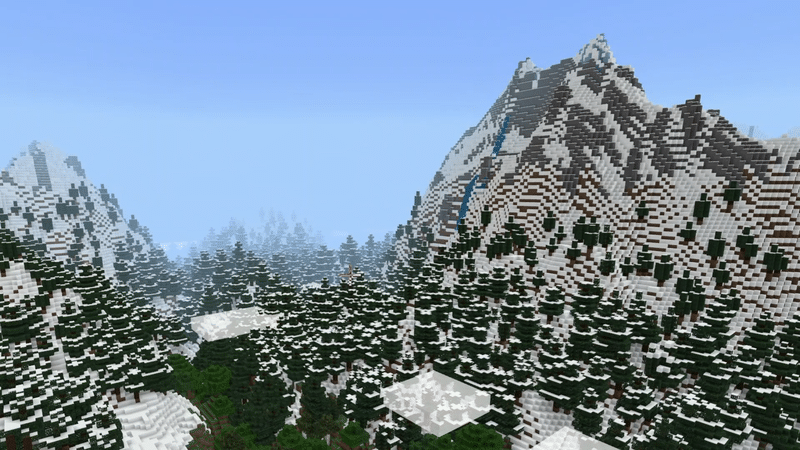 Biome Montagne - Minecraft 1.17