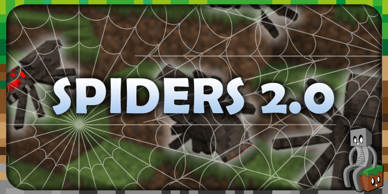 Spiders 2.0 Mod 1.16.5, 1.16.3 (Wall Crawling Spiders) 