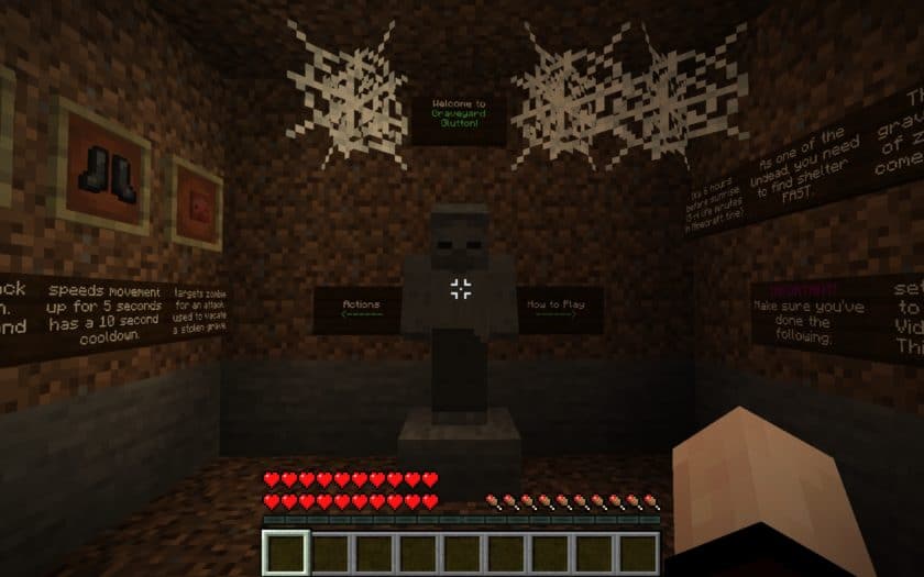 Map : Graveyard Glutton 🧟‍♂️ [1.15.2] - Minecraft-France