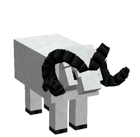 Un mouton Minecraft