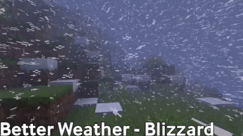 Blizzard dans Minecraft