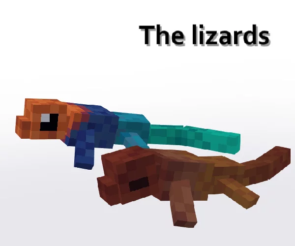 Lézards du mod Creatures & Beasts