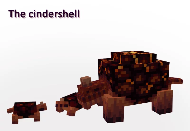 Tortue du Nether provenant du mod Creatures & Beasts