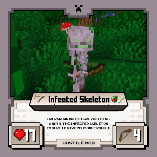 Squelette infecté