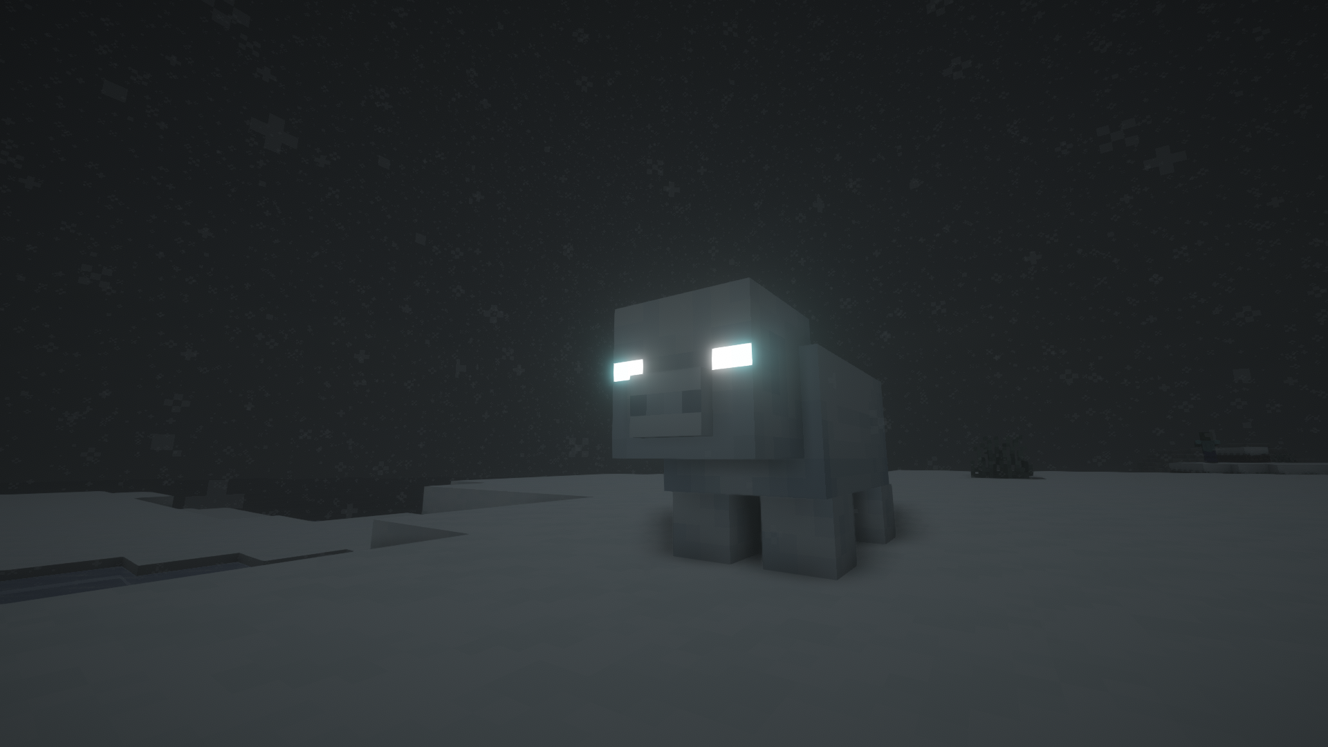 Un cochon des neiges