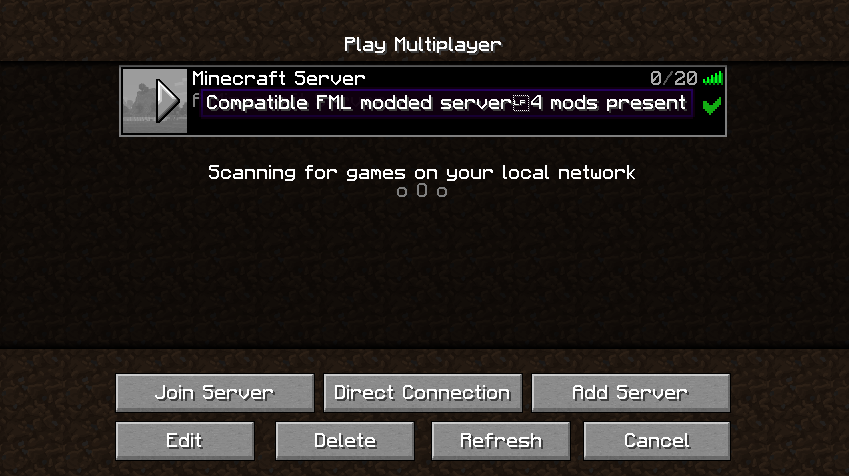 Serveur Minecraft compatible avec Forge