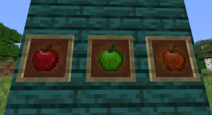 Les trois variétés de pommes