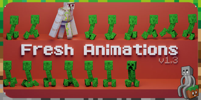 Resource Pack : Fresh Animations [1.14 - 1.19] - Minecraft-France