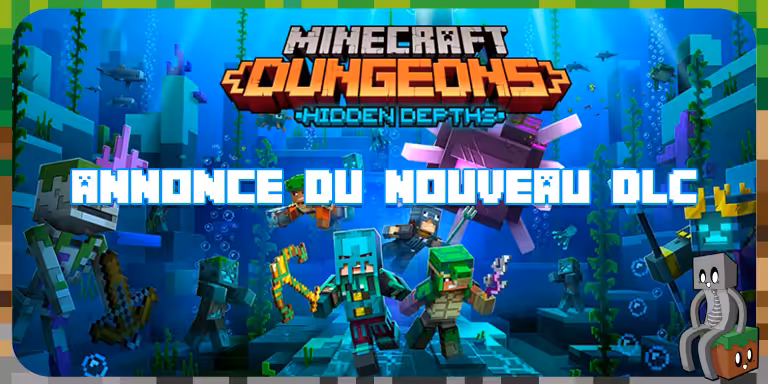 Minecraft Dungeons : DLC Hidden Depths