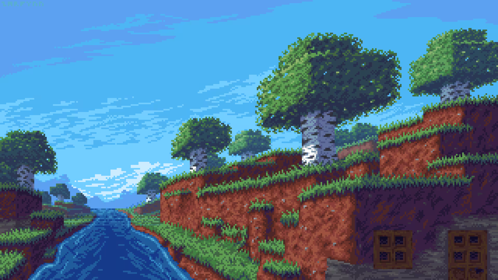 Fond d'écran Minecraft - Paysage