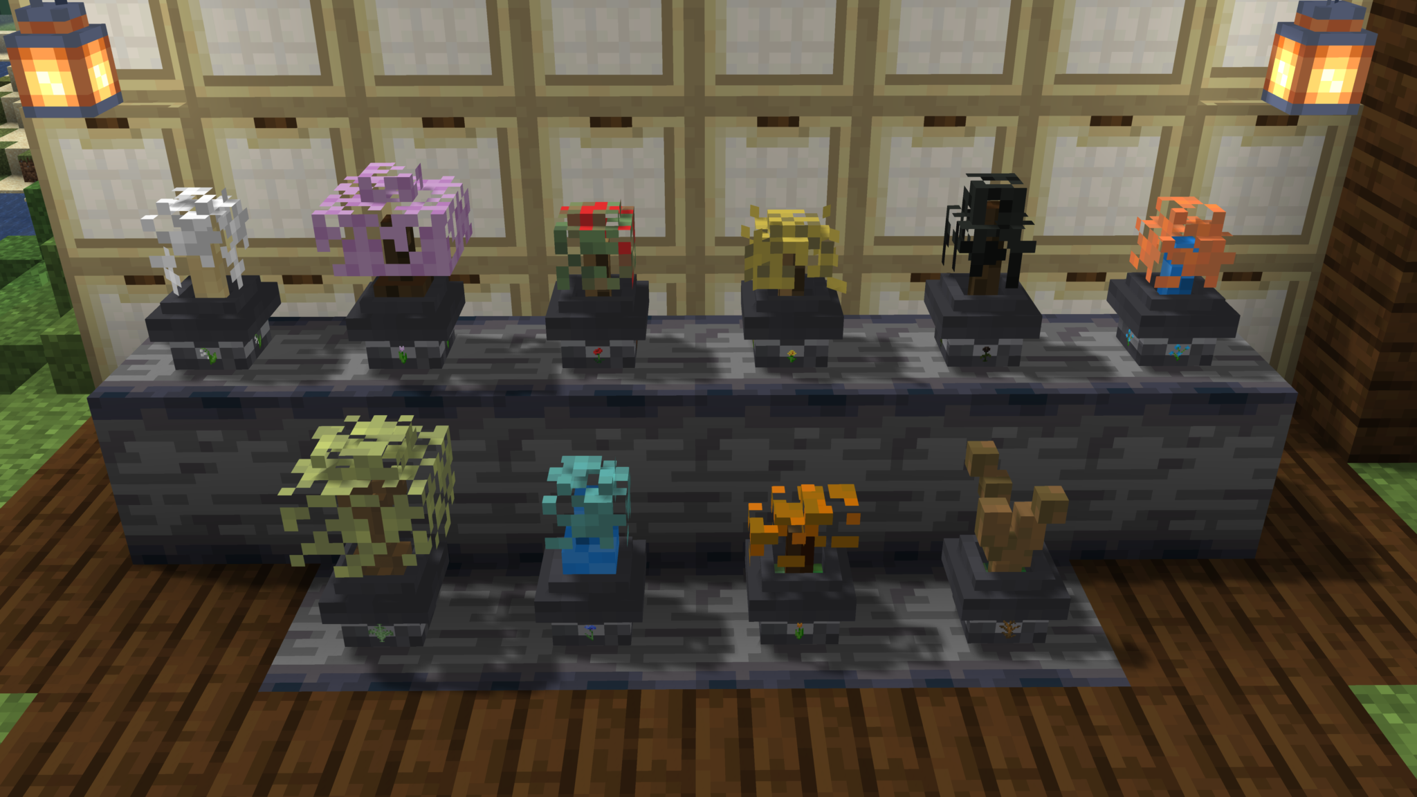 Resource Pack Bonsaï Pots [1.16 1.17] MinecraftFrance