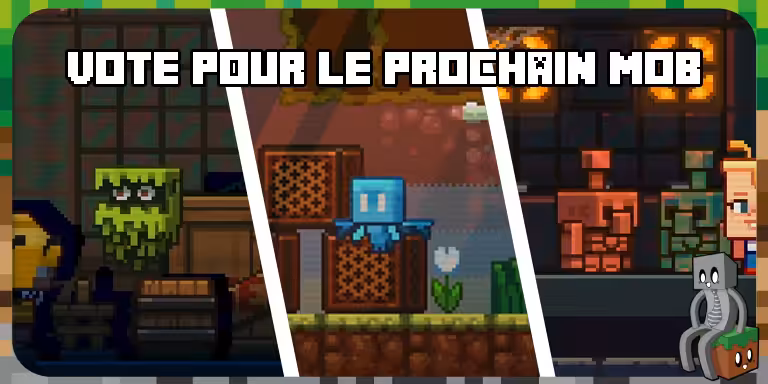 Vote pour le prochain mob – Minecraft Live 2021