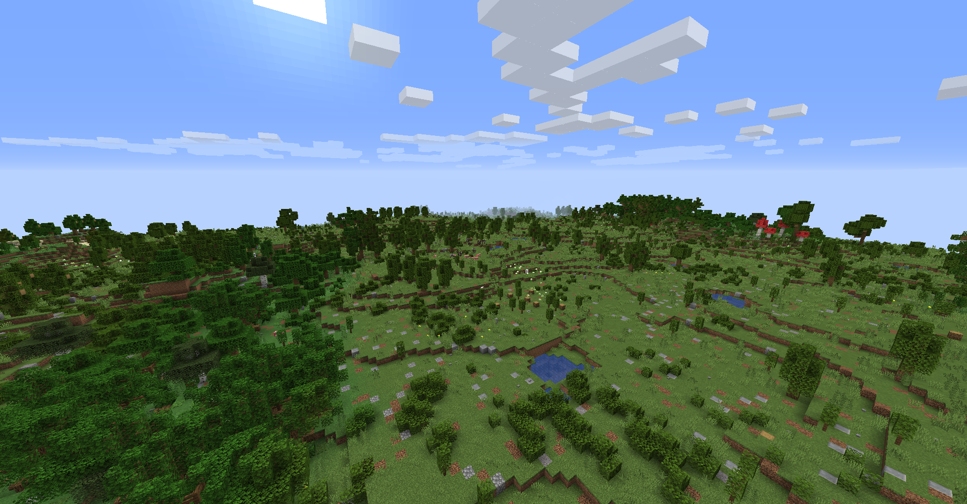 Les plaines de Minecraft