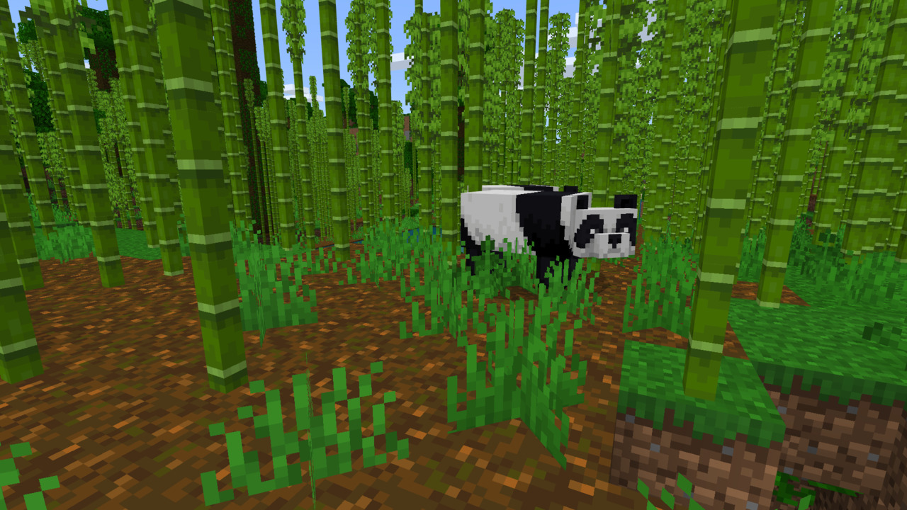 Minecraft Panda Bambou