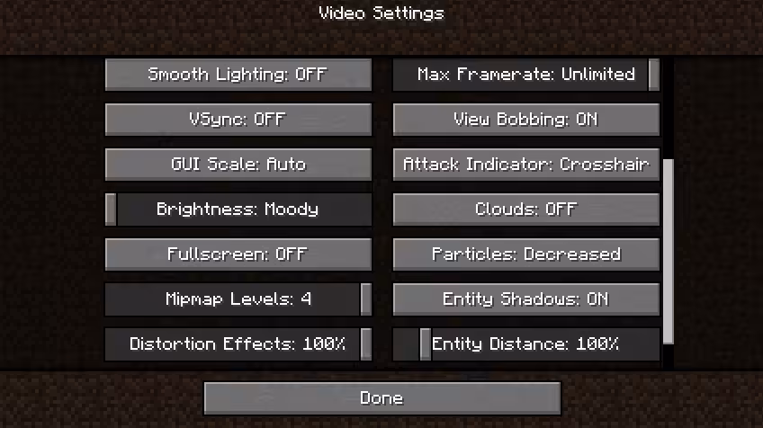 configuration video minecraft 2