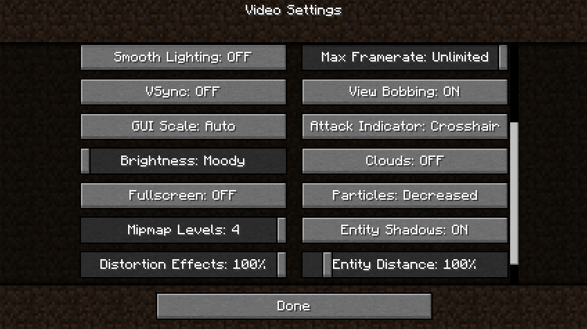 configuration video minecraft 2