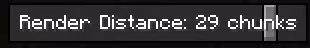 distance de rendu