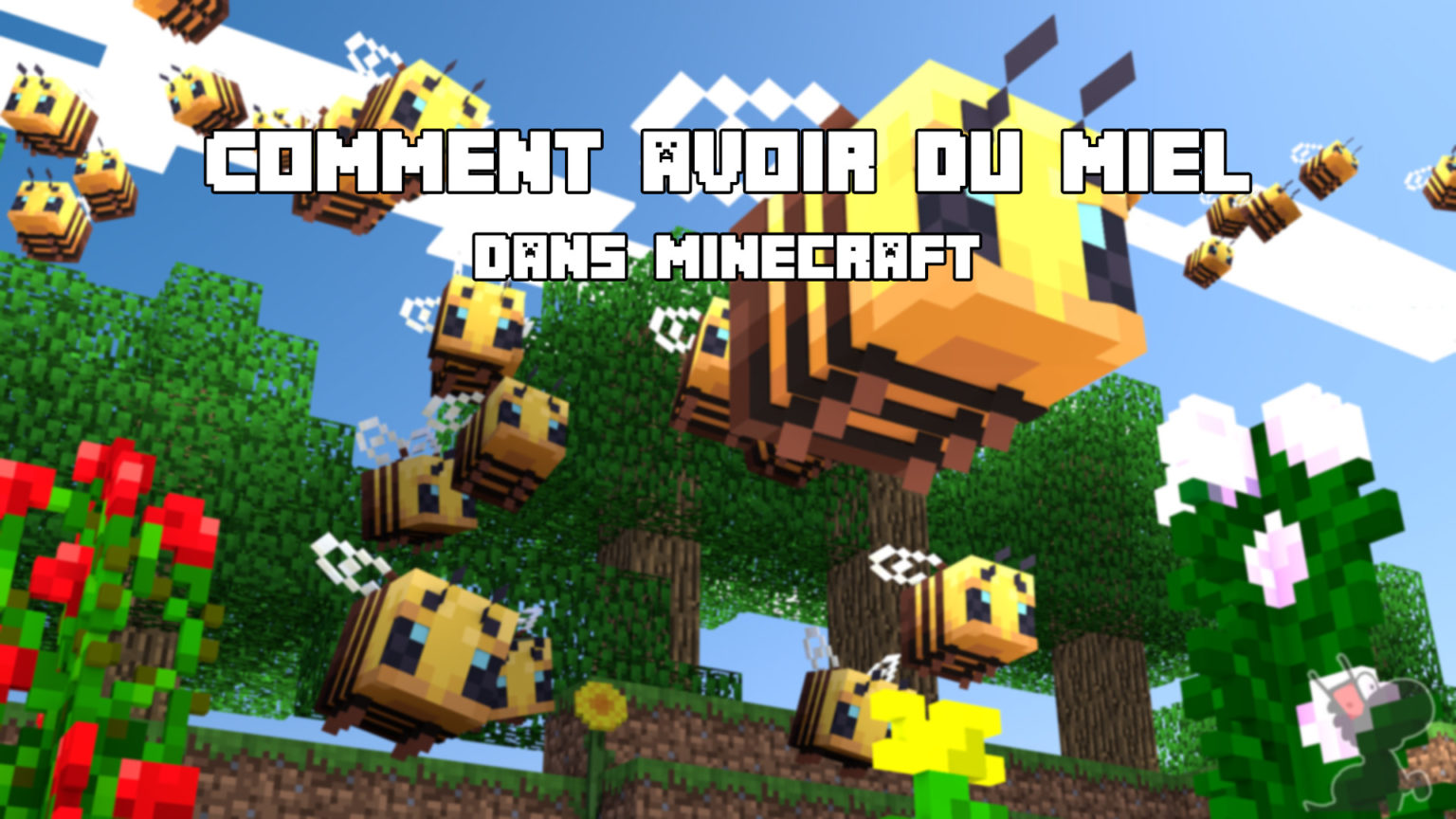 Comment obtenir du miel avec les abeilles de Minecraft ? - Minecraft-France
