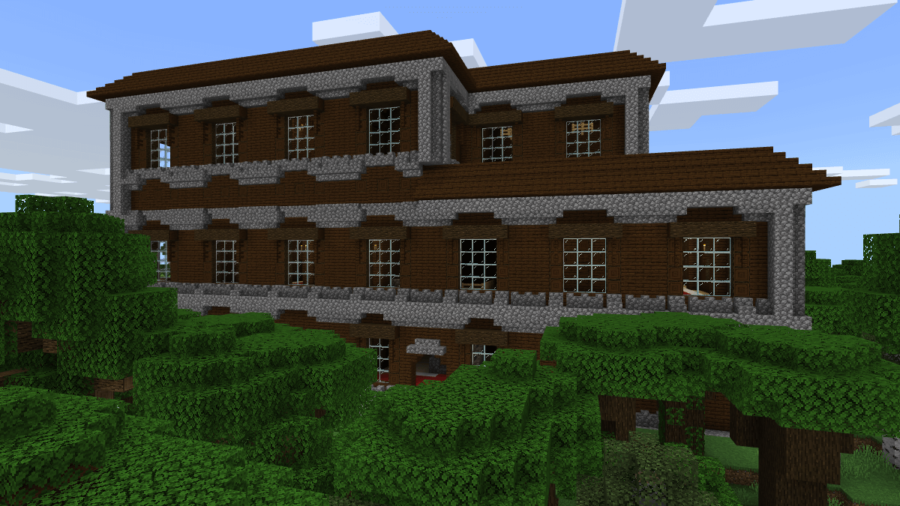 manoir minecraft