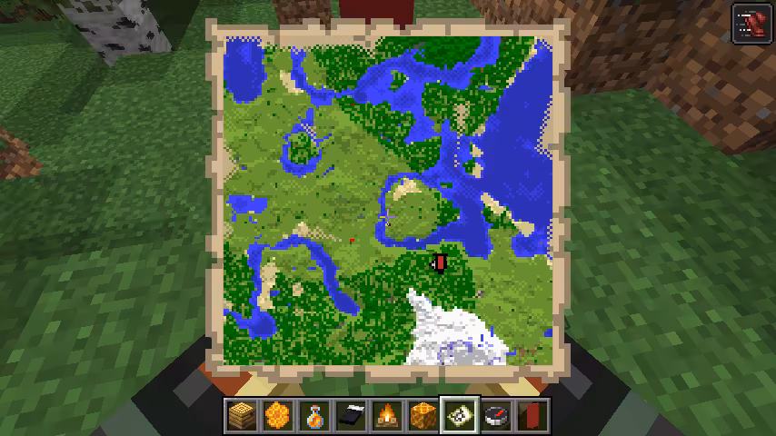 marqueur carte minecraft